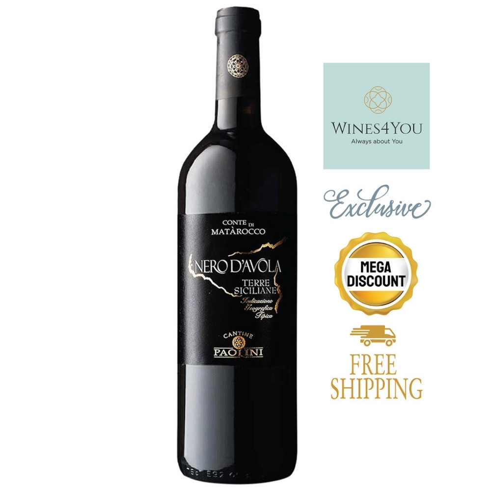 Conte di Matarocco Nero D Avola Terre Siciliane DOC Italy Red Wine 2024